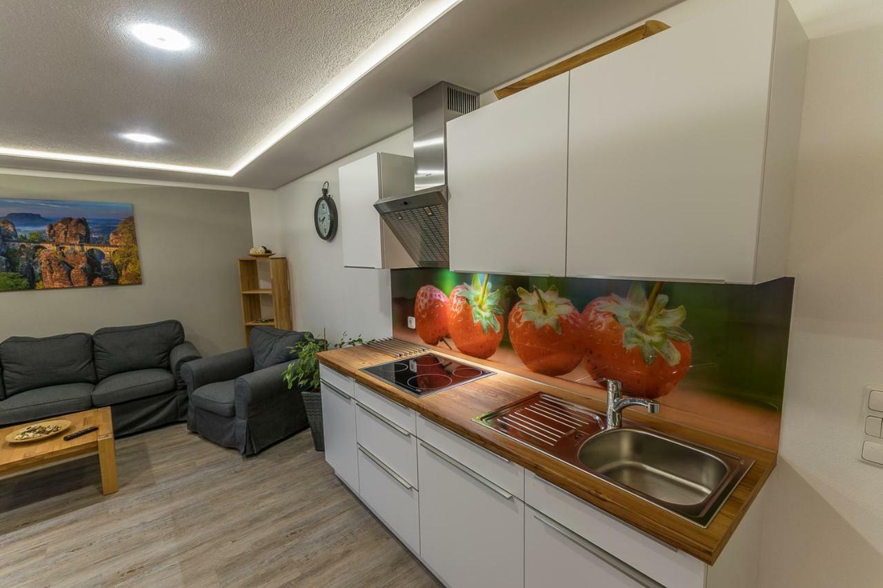 Ferienwohnung "Turmblick" Rathmannsdorf Ngoại thất bức ảnh