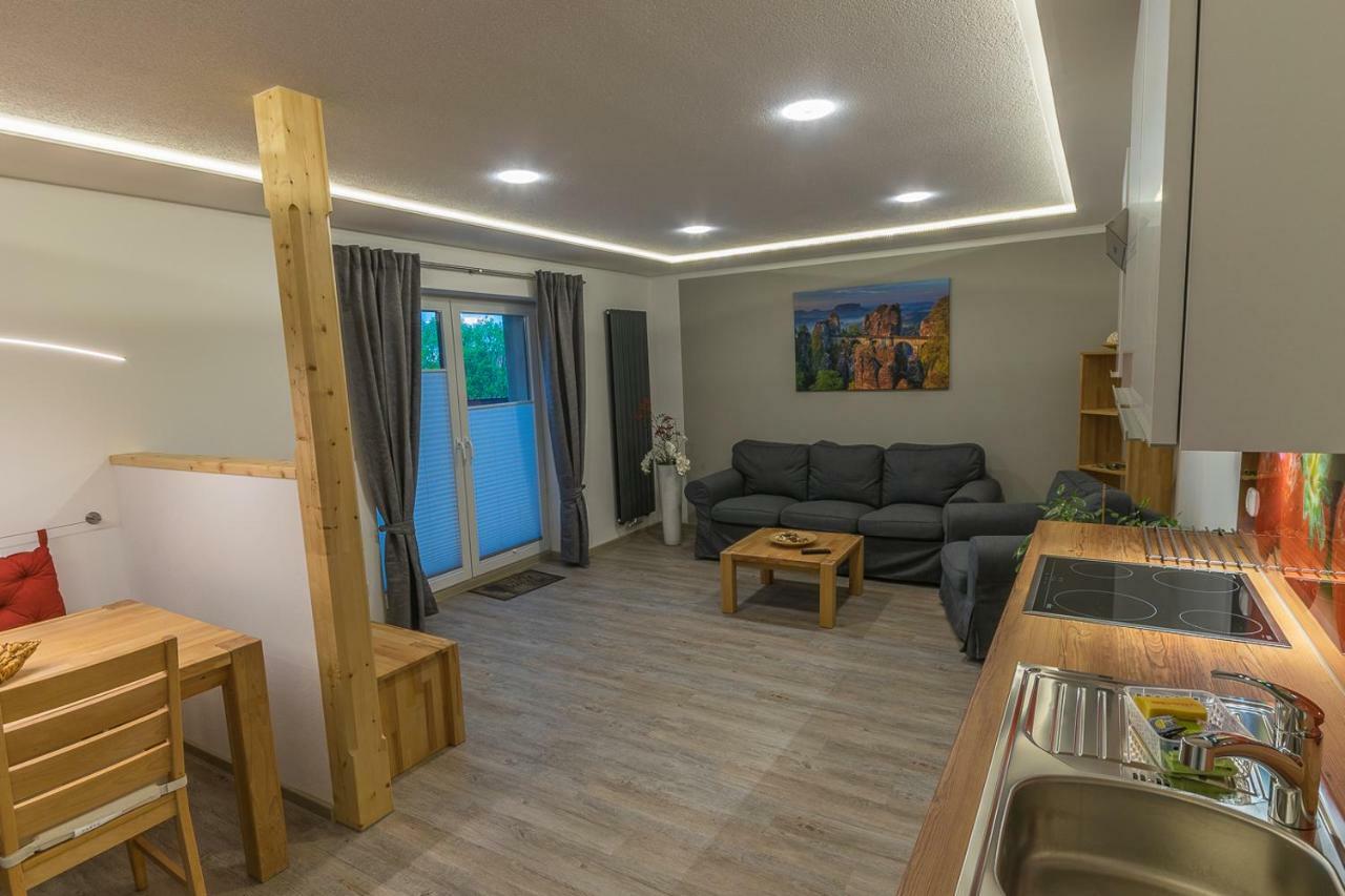 Ferienwohnung "Turmblick" Rathmannsdorf Ngoại thất bức ảnh